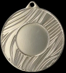 Medal srebrny z miejscem na emblemat - 50mm MMC43050