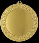 Medal złoty 70mm z miejscem na emblemat MMC7074