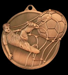 Medal brązowy - Piłka nożna 60mm MMC46050