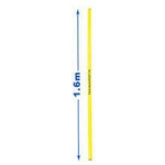Laska treningowa Yakimasport żółta 160 cm