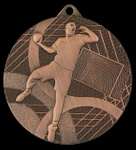 Medal stalowy 50mm brązowy - piłka ręczna - MMC39050
