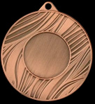 Medal brązowy z miejscem na emblemat - 50mm MMC43050