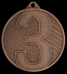 Medal brązowy z numerem 45mm MMC4503