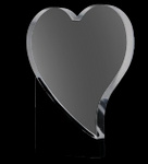 Trofeum akrylowe - serce