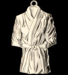 Medal srebrny judo/kimono 65x45mm MMC37050